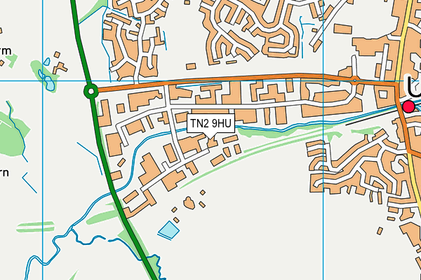 TN2 9HU map - OS VectorMap District (Ordnance Survey) TN2 9HU map - OS VectorMap District (Ordnance Survey)