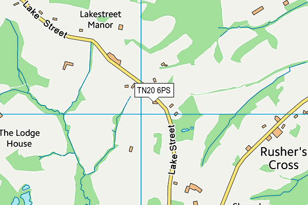 TN20 6PS map - OS VectorMap District (Ordnance Survey) TN20 6PS map - OS VectorMap District (Ordnance Survey)