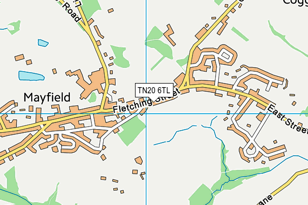 TN20 6TL map - OS VectorMap District (Ordnance Survey) TN20 6TL map - OS VectorMap District (Ordnance Survey)