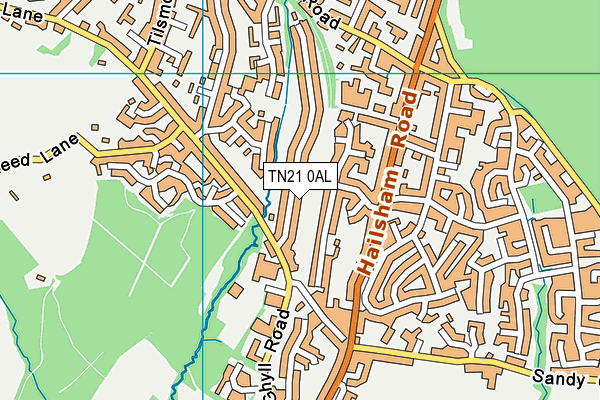 TN21 0AL map - OS VectorMap District (Ordnance Survey) TN21 0AL map - OS VectorMap District (Ordnance Survey)