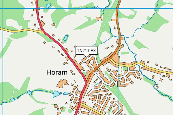 TN21 0EX map - OS VectorMap District (Ordnance Survey) TN21 0EX map - OS VectorMap District (Ordnance Survey)