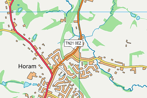TN21 0EZ map - OS VectorMap District (Ordnance Survey) TN21 0EZ map - OS VectorMap District (Ordnance Survey)