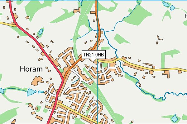 TN21 0HB map - OS VectorMap District (Ordnance Survey) TN21 0HB map - OS VectorMap District (Ordnance Survey)