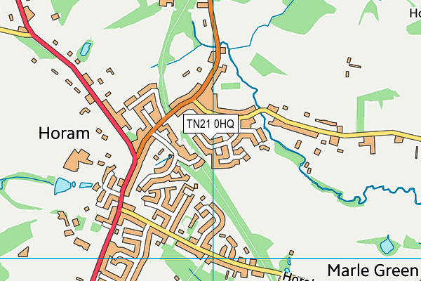 TN21 0HQ map - OS VectorMap District (Ordnance Survey) TN21 0HQ map - OS VectorMap District (Ordnance Survey)
