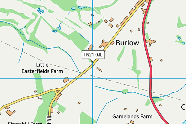 TN21 0JL map - OS VectorMap District (Ordnance Survey) TN21 0JL map - OS VectorMap District (Ordnance Survey)