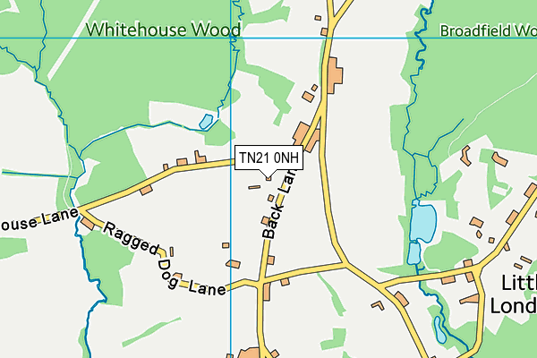 TN21 0NH map - OS VectorMap District (Ordnance Survey) TN21 0NH map - OS VectorMap District (Ordnance Survey)