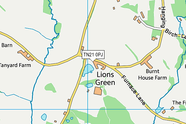 TN21 0PJ map - OS VectorMap District (Ordnance Survey) TN21 0PJ map - OS VectorMap District (Ordnance Survey)