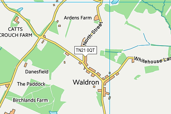 TN21 0QT map - OS VectorMap District (Ordnance Survey) TN21 0QT map - OS VectorMap District (Ordnance Survey)