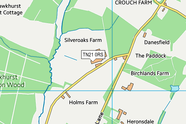 TN21 0RS map - OS VectorMap District (Ordnance Survey) TN21 0RS map - OS VectorMap District (Ordnance Survey)