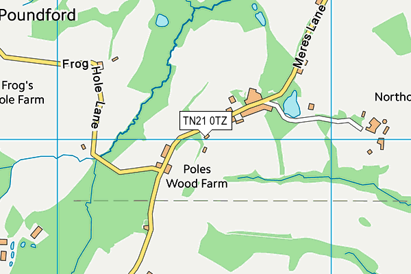 TN21 0TZ map - OS VectorMap District (Ordnance Survey) TN21 0TZ map - OS VectorMap District (Ordnance Survey)