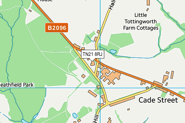 TN21 8RJ map - OS VectorMap District (Ordnance Survey) TN21 8RJ map - OS VectorMap District (Ordnance Survey)