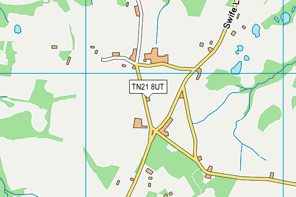 TN21 8UT map - OS VectorMap District (Ordnance Survey) TN21 8UT map - OS VectorMap District (Ordnance Survey)