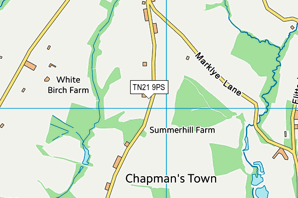 TN21 9PS map - OS VectorMap District (Ordnance Survey) TN21 9PS map - OS VectorMap District (Ordnance Survey)