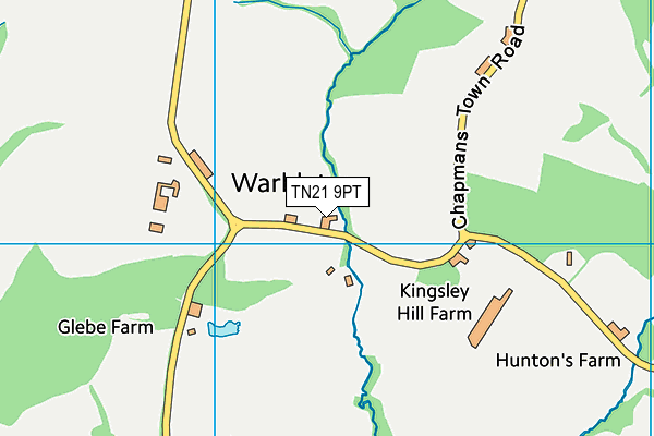 TN21 9PT map - OS VectorMap District (Ordnance Survey) TN21 9PT map - OS VectorMap District (Ordnance Survey)