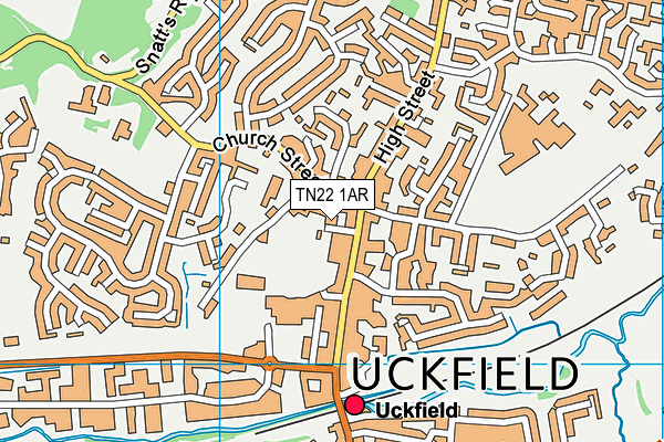 TN22 1AR map - OS VectorMap District (Ordnance Survey) TN22 1AR map - OS VectorMap District (Ordnance Survey)