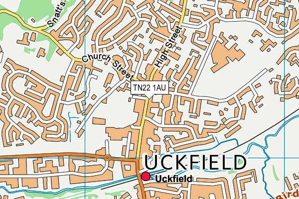 TN22 1AU map - OS VectorMap District (Ordnance Survey) TN22 1AU map - OS VectorMap District (Ordnance Survey)
