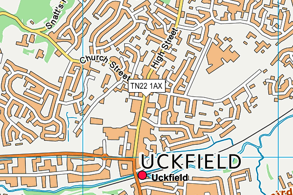 TN22 1AX map - OS VectorMap District (Ordnance Survey) TN22 1AX map - OS VectorMap District (Ordnance Survey)