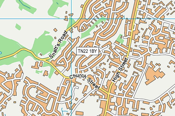 TN22 1BY map - OS VectorMap District (Ordnance Survey) TN22 1BY map - OS VectorMap District (Ordnance Survey)
