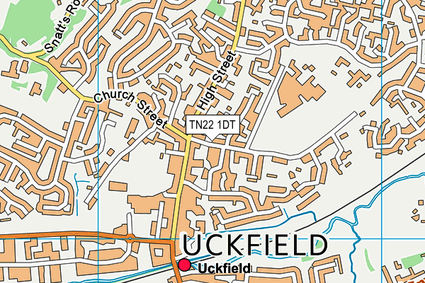 TN22 1DT map - OS VectorMap District (Ordnance Survey) TN22 1DT map - OS VectorMap District (Ordnance Survey)