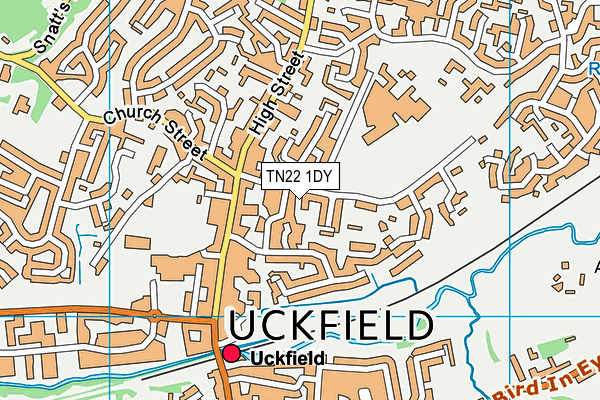 TN22 1DY map - OS VectorMap District (Ordnance Survey) TN22 1DY map - OS VectorMap District (Ordnance Survey)
