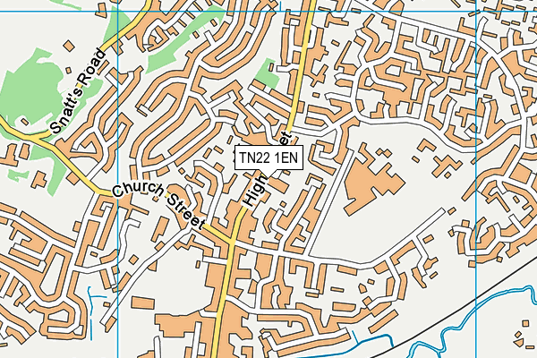 TN22 1EN map - OS VectorMap District (Ordnance Survey) TN22 1EN map - OS VectorMap District (Ordnance Survey)