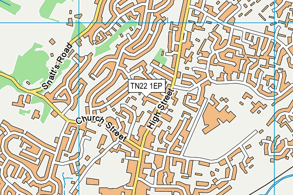 TN22 1EP map - OS VectorMap District (Ordnance Survey) TN22 1EP map - OS VectorMap District (Ordnance Survey)