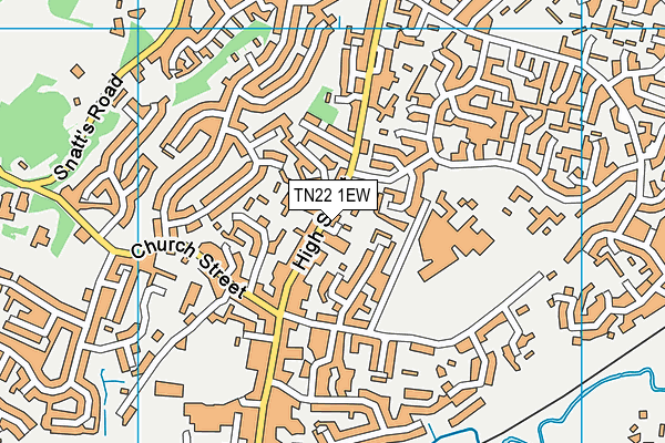 TN22 1EW map - OS VectorMap District (Ordnance Survey) TN22 1EW map - OS VectorMap District (Ordnance Survey)