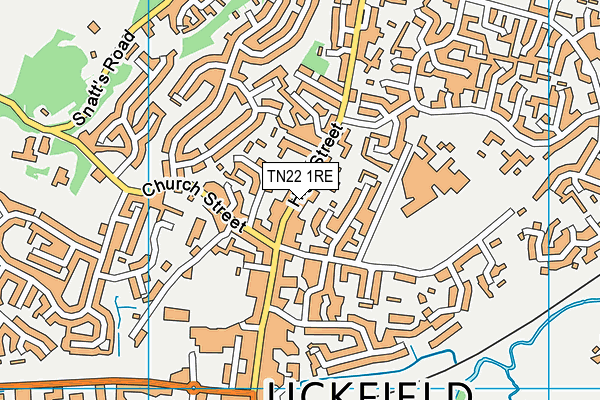 TN22 1RE map - OS VectorMap District (Ordnance Survey) TN22 1RE map - OS VectorMap District (Ordnance Survey)