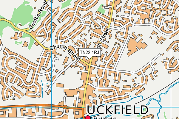 TN22 1RJ map - OS VectorMap District (Ordnance Survey) TN22 1RJ map - OS VectorMap District (Ordnance Survey)