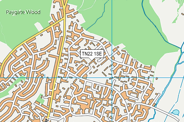 TN22 1SE map - OS VectorMap District (Ordnance Survey) TN22 1SE map - OS VectorMap District (Ordnance Survey)