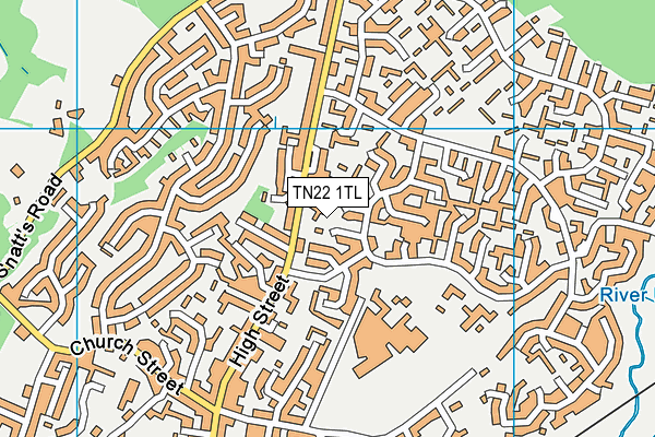 TN22 1TL map - OS VectorMap District (Ordnance Survey) TN22 1TL map - OS VectorMap District (Ordnance Survey)