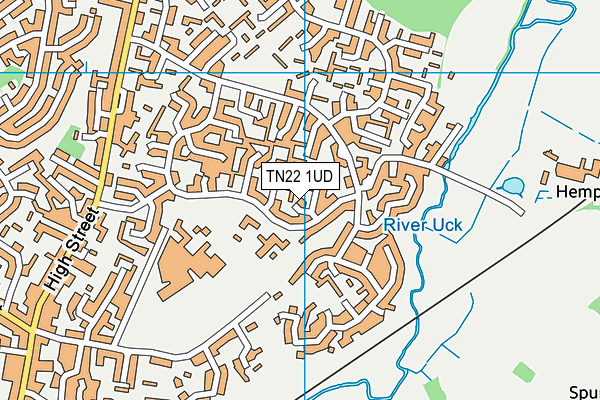 TN22 1UD map - OS VectorMap District (Ordnance Survey) TN22 1UD map - OS VectorMap District (Ordnance Survey)
