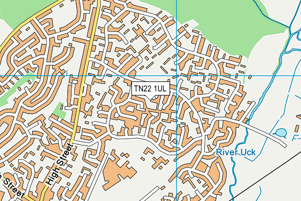 TN22 1UL map - OS VectorMap District (Ordnance Survey) TN22 1UL map - OS VectorMap District (Ordnance Survey)