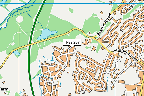TN22 2BY map - OS VectorMap District (Ordnance Survey) TN22 2BY map - OS VectorMap District (Ordnance Survey)