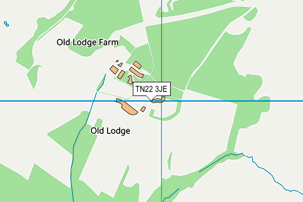 TN22 3JE map - OS VectorMap District (Ordnance Survey) TN22 3JE map - OS VectorMap District (Ordnance Survey)