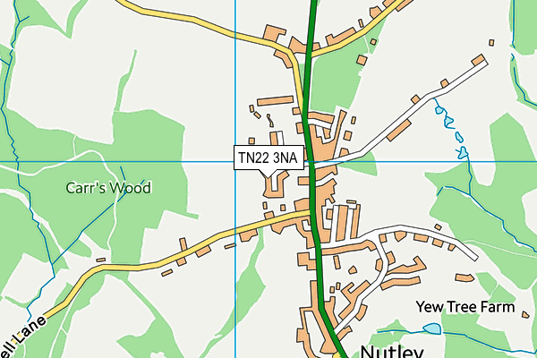 TN22 3NA map - OS VectorMap District (Ordnance Survey) TN22 3NA map - OS VectorMap District (Ordnance Survey)