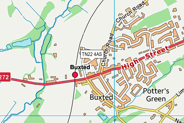 TN22 4AS map - OS VectorMap District (Ordnance Survey) TN22 4AS map - OS VectorMap District (Ordnance Survey)