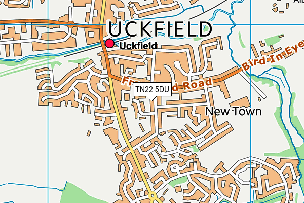 TN22 5DU map - OS VectorMap District (Ordnance Survey) TN22 5DU map - OS VectorMap District (Ordnance Survey)