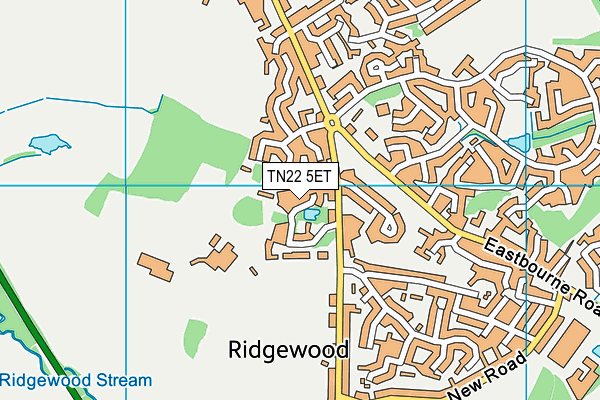 TN22 5ET map - OS VectorMap District (Ordnance Survey) TN22 5ET map - OS VectorMap District (Ordnance Survey)