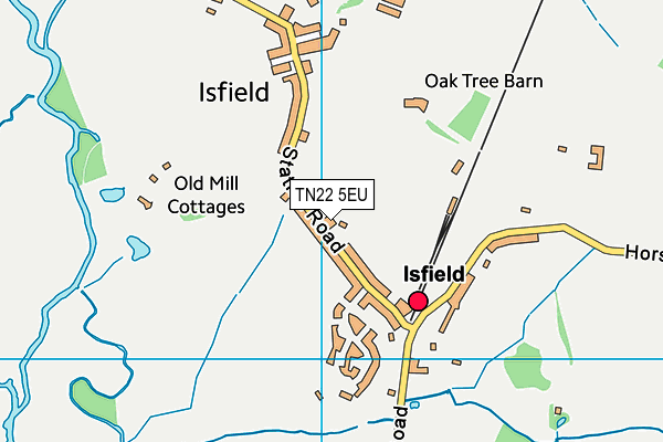 TN22 5EU map - OS VectorMap District (Ordnance Survey) TN22 5EU map - OS VectorMap District (Ordnance Survey)