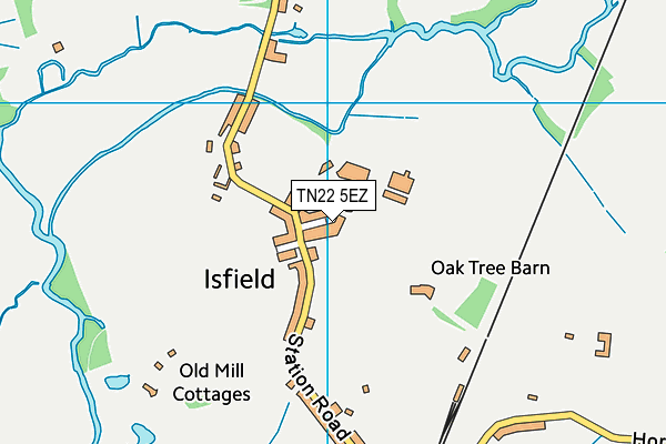 TN22 5EZ map - OS VectorMap District (Ordnance Survey) TN22 5EZ map - OS VectorMap District (Ordnance Survey)