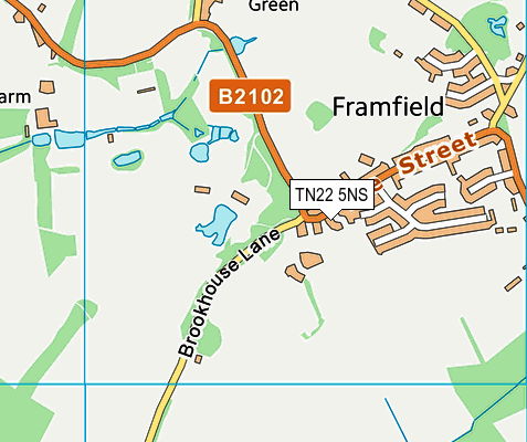 TN22 5NS map - OS VectorMap District (Ordnance Survey) TN22 5NS map - OS VectorMap District (Ordnance Survey)