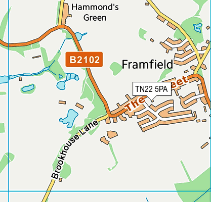 TN22 5PA map - OS VectorMap District (Ordnance Survey) TN22 5PA map - OS VectorMap District (Ordnance Survey)
