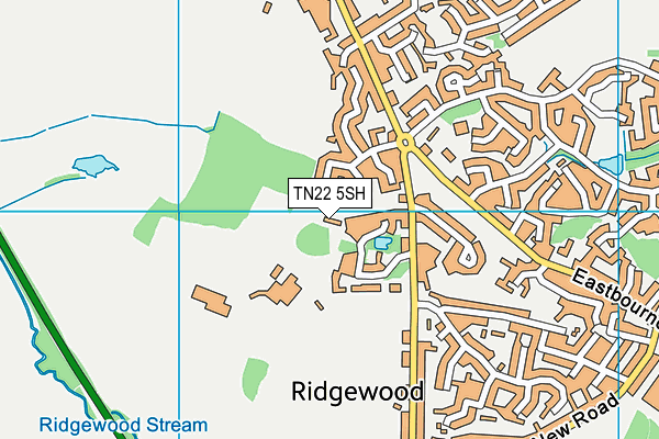 TN22 5SH map - OS VectorMap District (Ordnance Survey) TN22 5SH map - OS VectorMap District (Ordnance Survey)