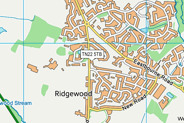 TN22 5TB map - OS VectorMap District (Ordnance Survey) TN22 5TB map - OS VectorMap District (Ordnance Survey)