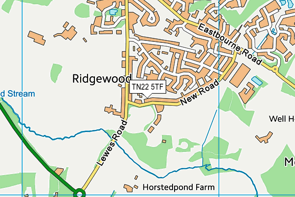 TN22 5TF map - OS VectorMap District (Ordnance Survey) TN22 5TF map - OS VectorMap District (Ordnance Survey)