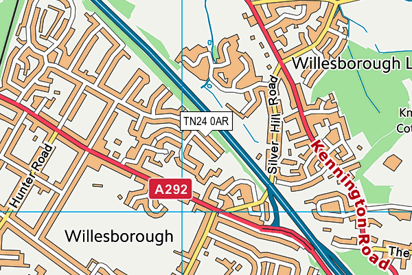 TN24 0AR map - OS VectorMap District (Ordnance Survey) TN24 0AR map - OS VectorMap District (Ordnance Survey)