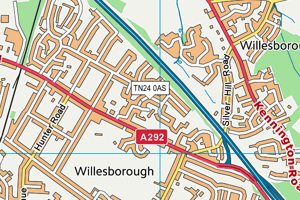 TN24 0AS map - OS VectorMap District (Ordnance Survey) TN24 0AS map - OS VectorMap District (Ordnance Survey)