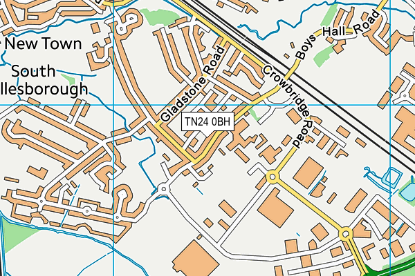 TN24 0BH map - OS VectorMap District (Ordnance Survey) TN24 0BH map - OS VectorMap District (Ordnance Survey)