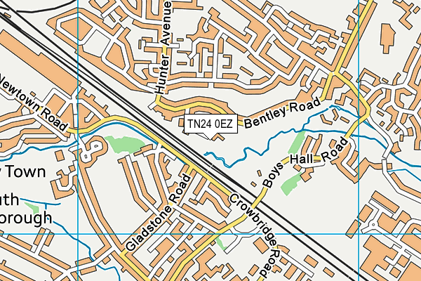 TN24 0EZ map - OS VectorMap District (Ordnance Survey) TN24 0EZ map - OS VectorMap District (Ordnance Survey)